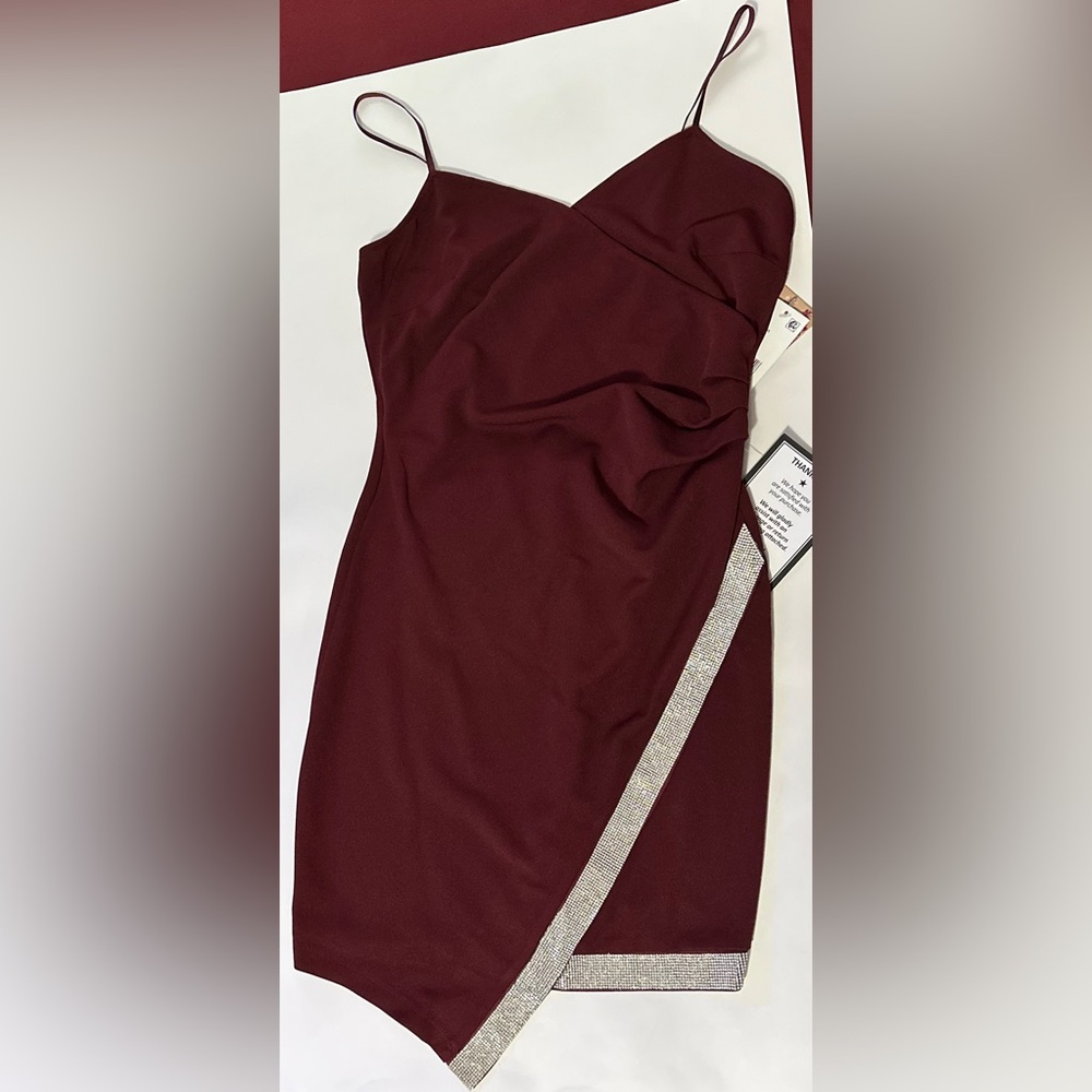 Wine Color Emerald Sundae Dress